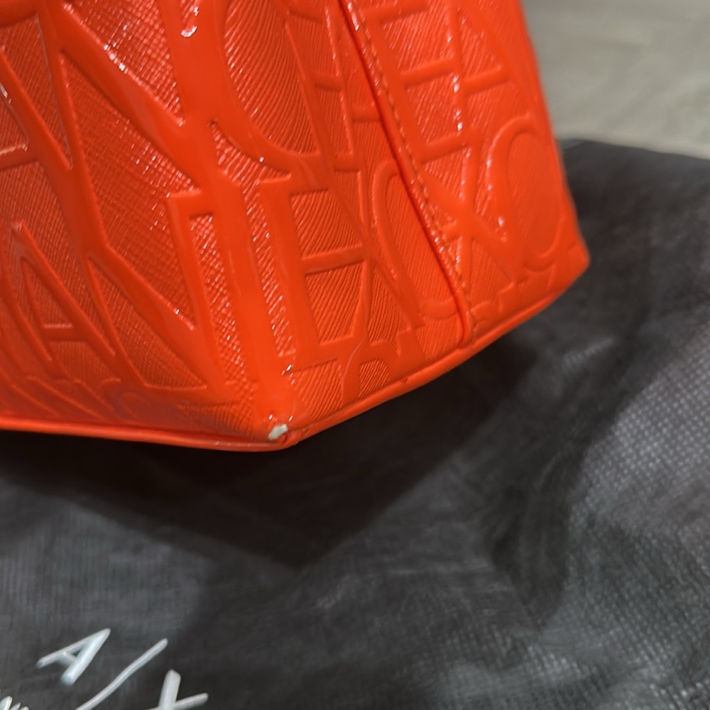 Armani Exchange Vibrant Orange Mini Bag - Picture 7 of 7
